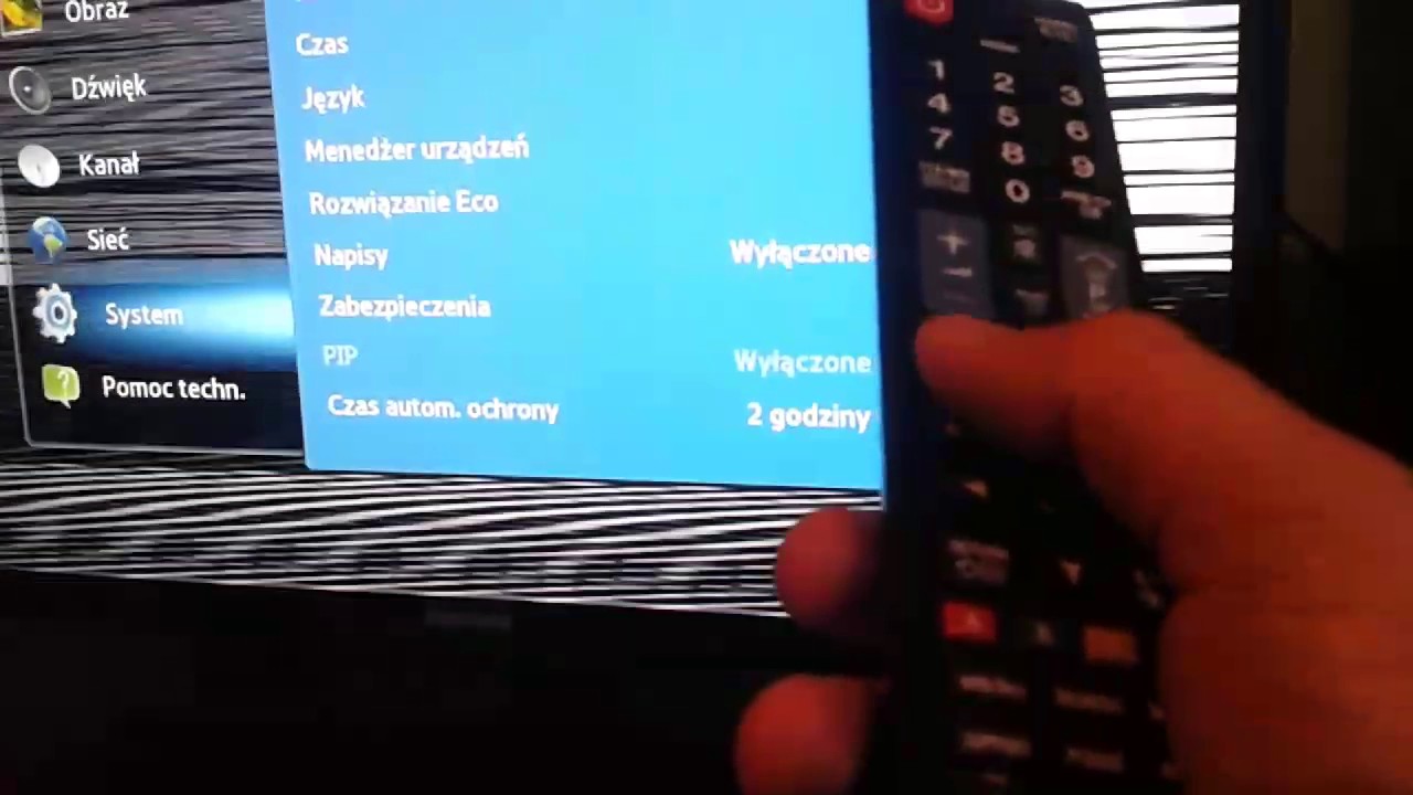 Resetowanie telewizora samsund do ustawien fabrycznych