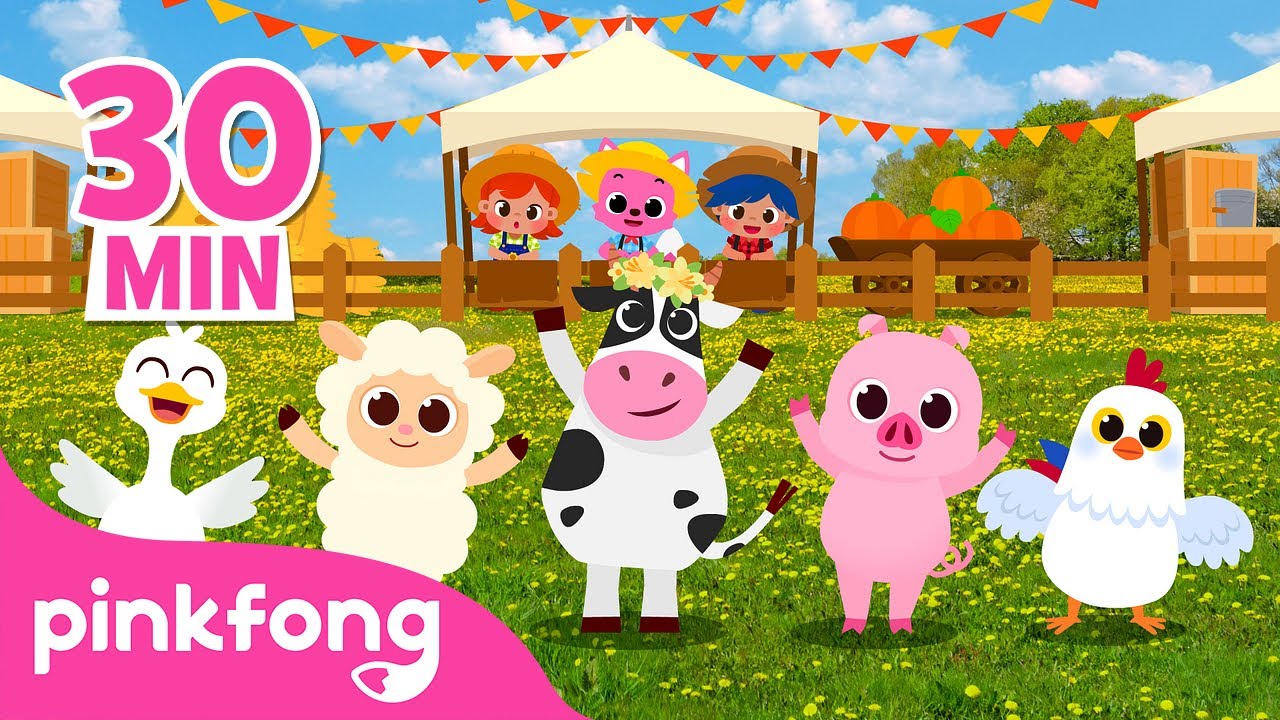 Cinco Animalitos Bailando Sin Parar y más | Aprende los Números | Pinkfong Canciones ​Infantiles