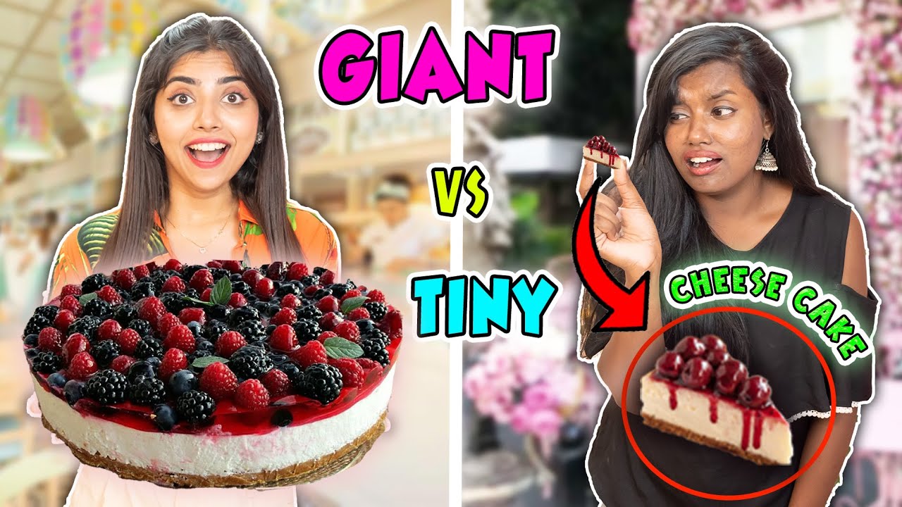 Extreme Tiny Vs Giant Food Challenge| *Maza agaya*😋🤩