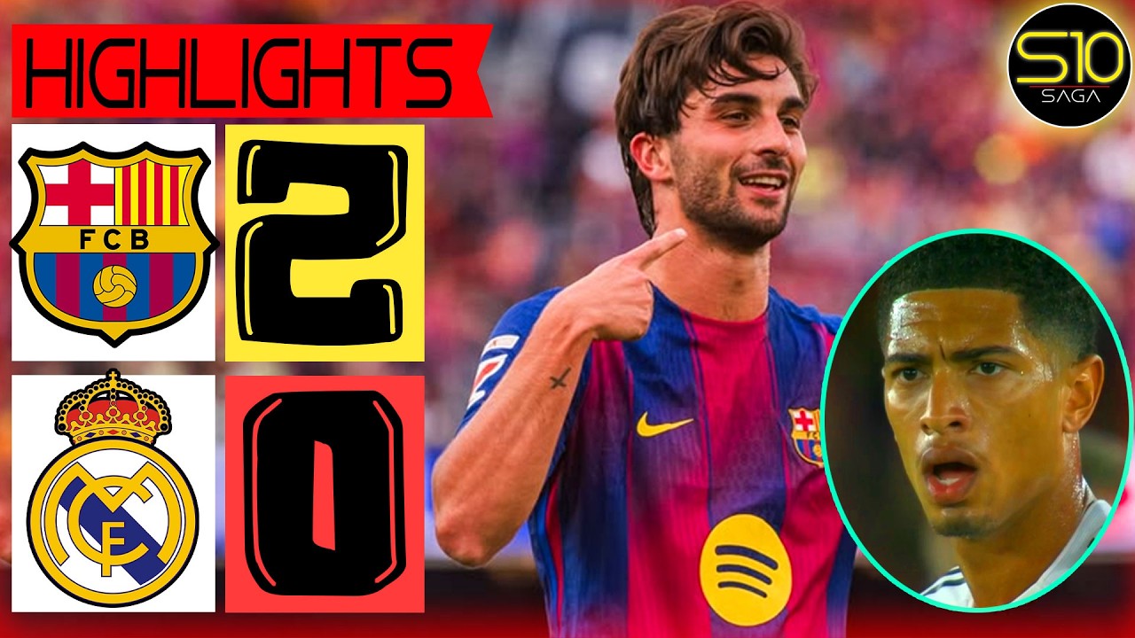 EL CL&Aacute;SICO: Barcelona vs Real Madrid 2-0 🔥 Resumen y Goles | LALIGA 2026