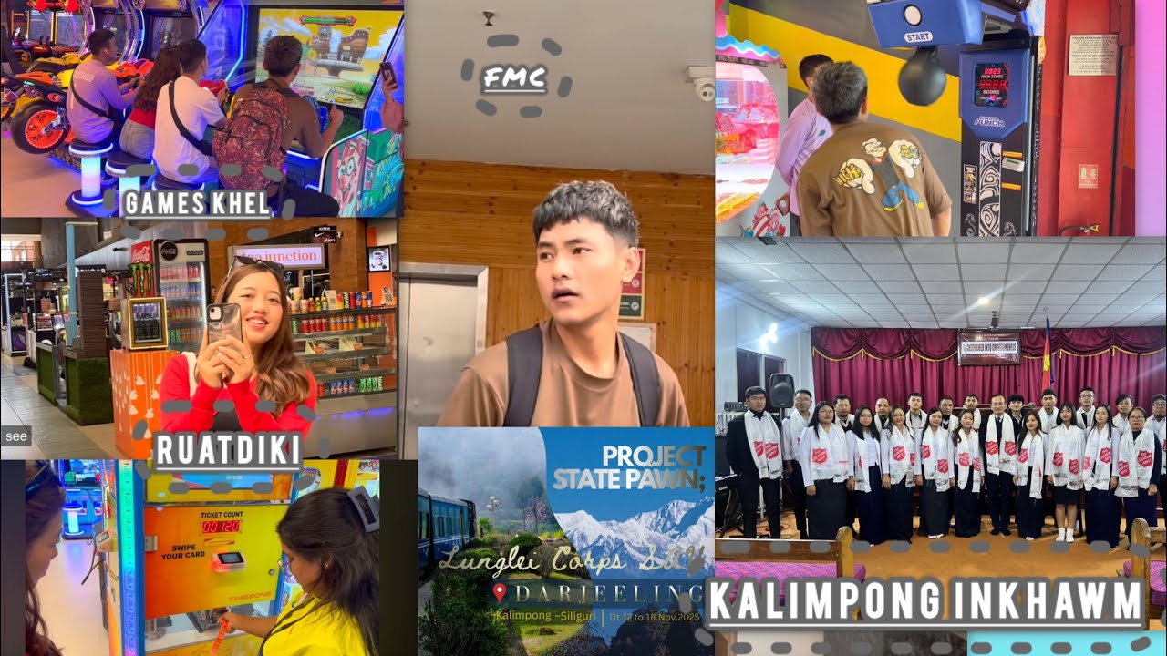 #vlog 5 📍Darjeeling 👉🏻📍Kalimpong👉🏻📍Siliguri  a kan hun hmanna hrang hrangte