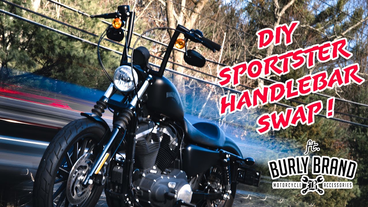 Пошаговая замена руля Harley Sportster