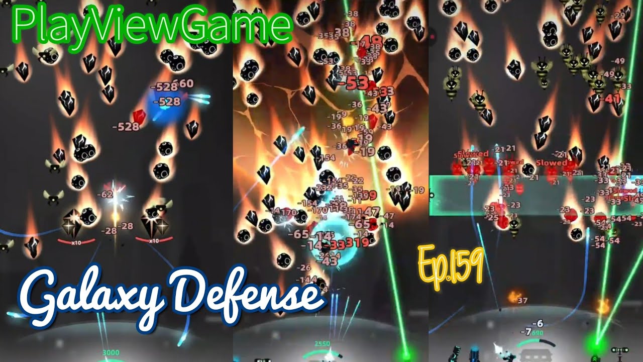 PlayViewGame EP.159 Galaxy Defense #gaming  #shoot #shootinggames  #games #galaxy #defence #play    