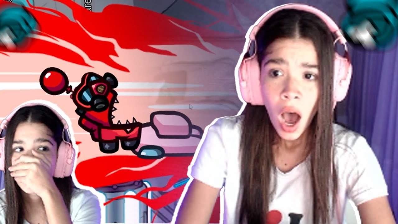 EU VI NA CAMERA! T&Iacute;LIA JOGANDO AMONG US | Clipadas da T&iacute;lia