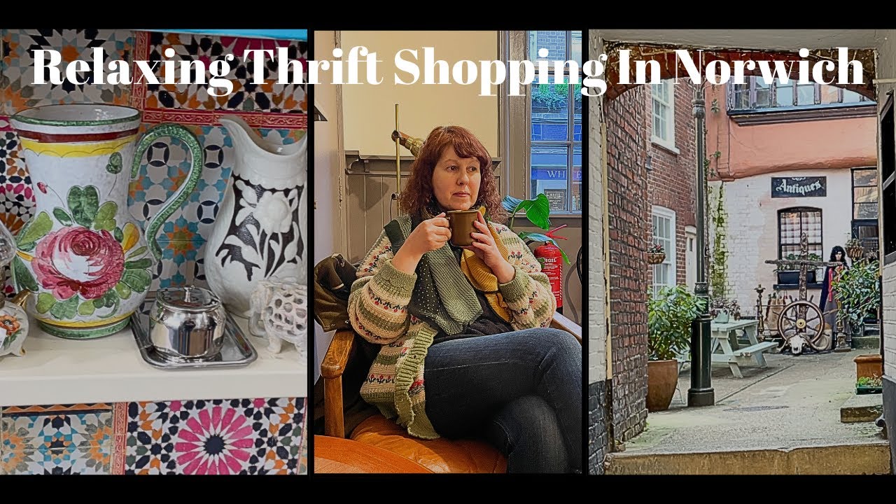 Come With Us Thrift Shopping In Norwich | Relaxing and Cosy Vlog