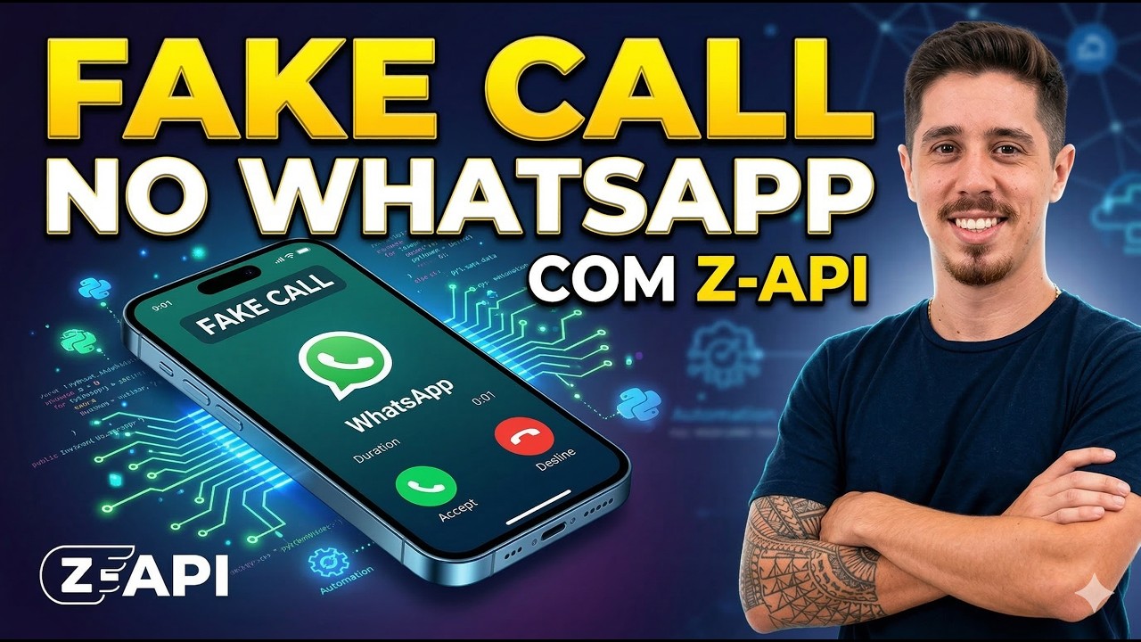 Como Fazer FAKE CALL no WhatsApp com Z-API (Passo a Passo)