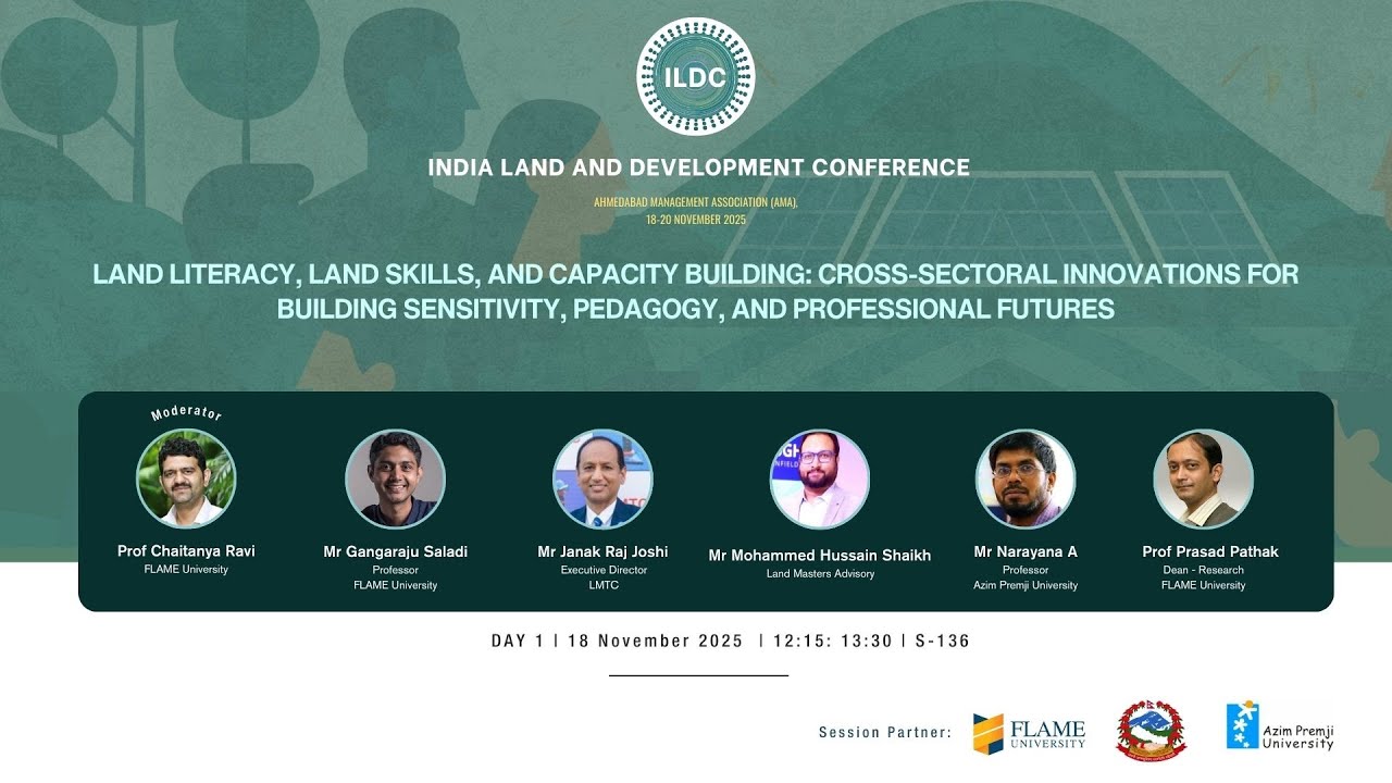 Session Code 136- Land Literacy, Land Skills, and Capacity Building: Cross-Sectoral Innovations