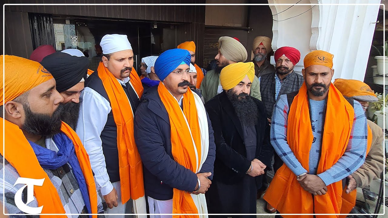 Bhim Army chief Chandrashekhar Azad addressing media after meeting Akal Takht Jathedar in Amritsar