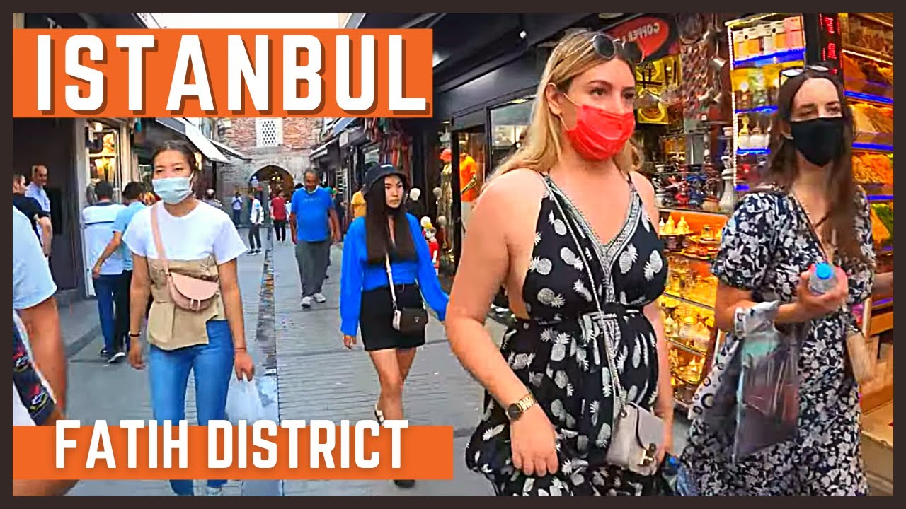 Turkey Istanbul Walking Tour | Around Fatih Istanbul City 2021 | 4K UHD 60FPS | ISTANBUL CITY CENTER