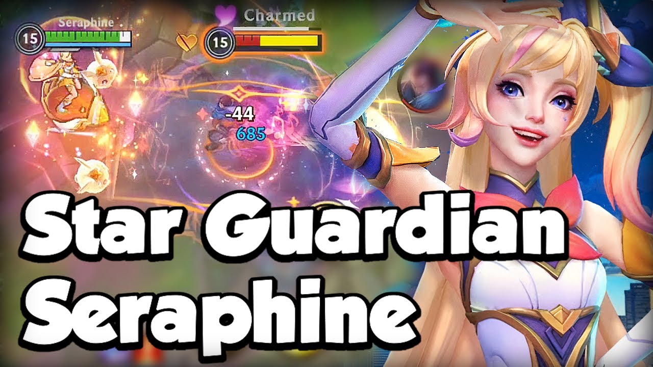 STAR GUARDIAN SERAPHINE GAMEPLAY - BUILD & RUNES - WILD RIFT GAMEPLAY