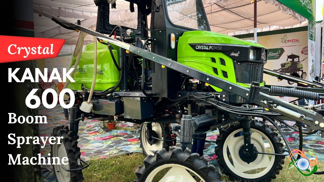 Crystal कंपनी की बूम स्प्रेयर मशीन💯Crystal Boom Sprayer Machine