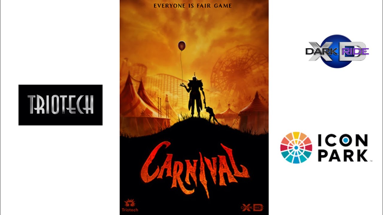 Carnival - XD Dark Ride - Triotech - Icon Park Orlando - 124000 Points 🤡