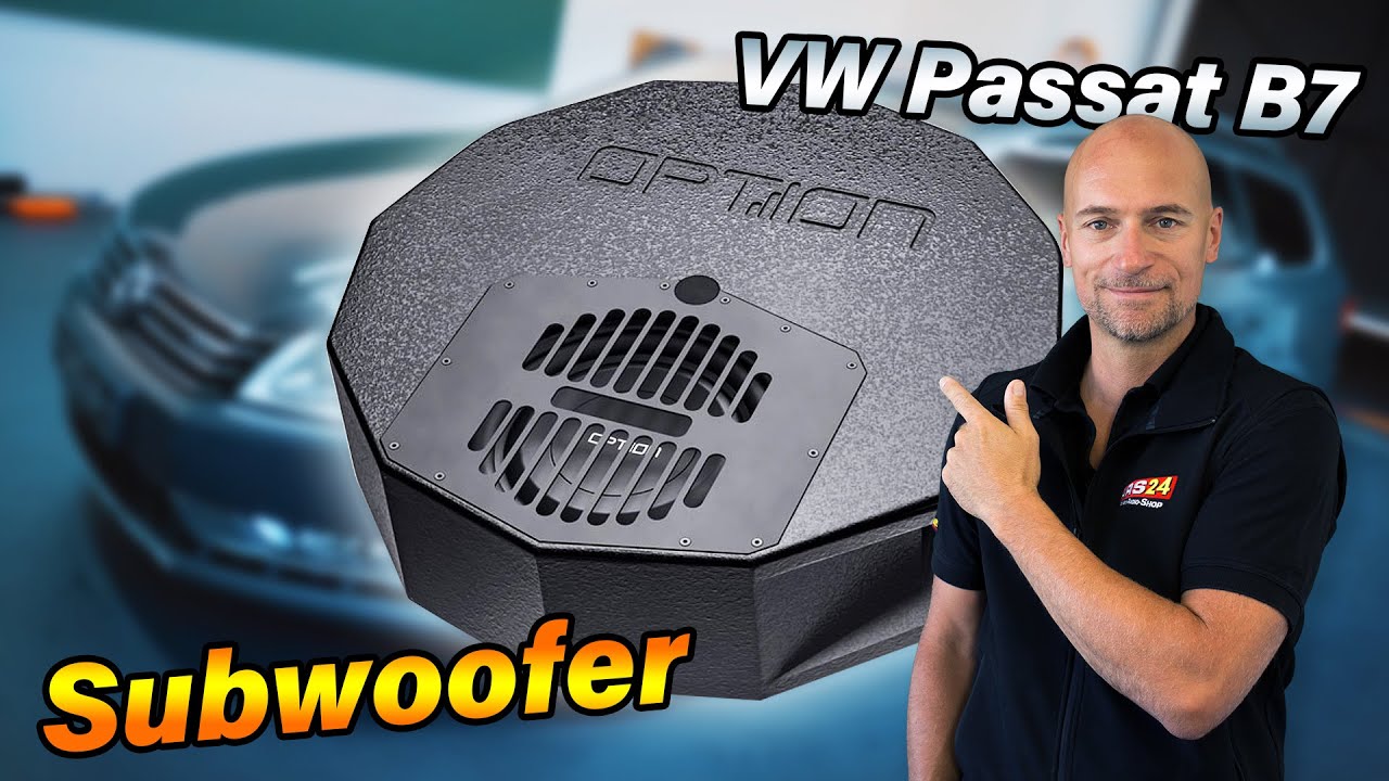 Aktivwoofer anstatt Reserverad | unsichtbarer Bass im Auto | Passat B7 | Drive10BR-A