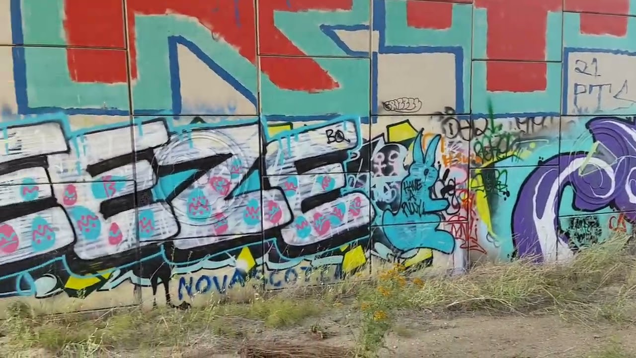 Graffiti in Edmonton and Hwy 1 & 97