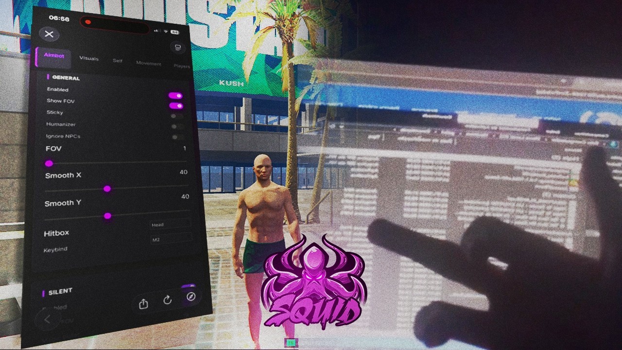 Squid Bypass batendo forte nos teladores do FiveM!