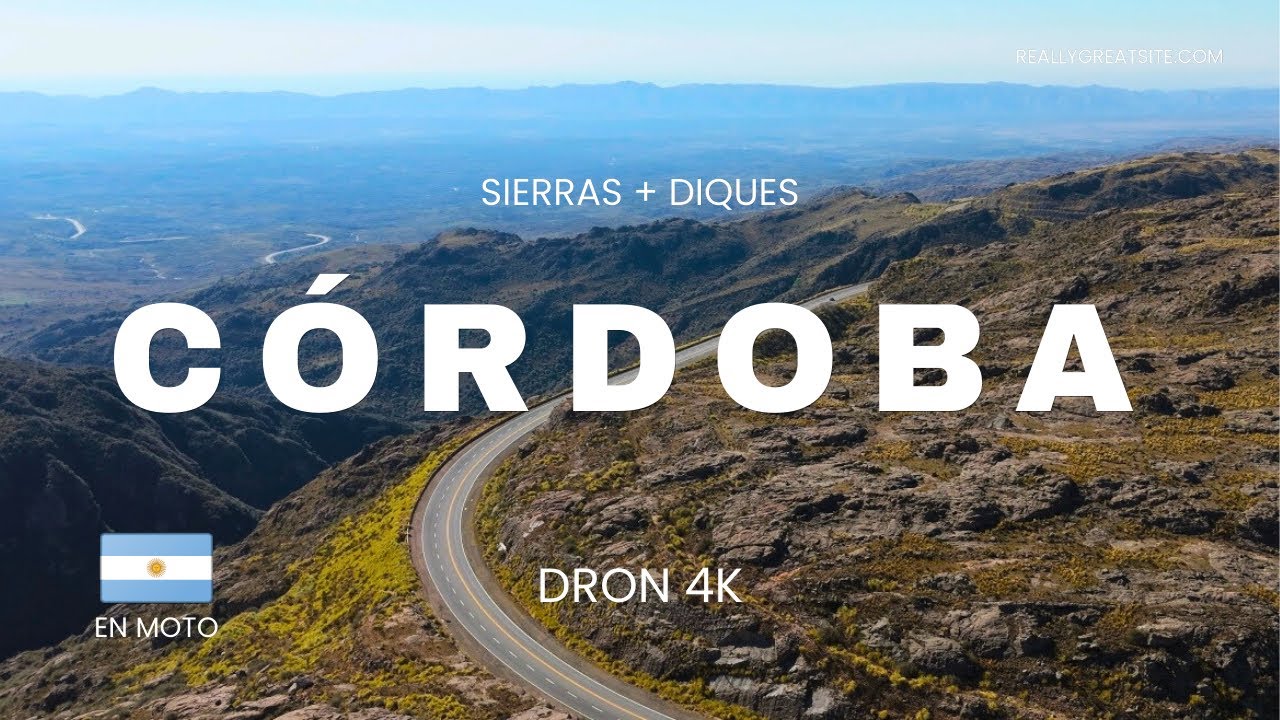 SIERRAS + DIQUES | Lugares de CÓRDOBA que VALE LA PENA CONOCER 4k DRON 