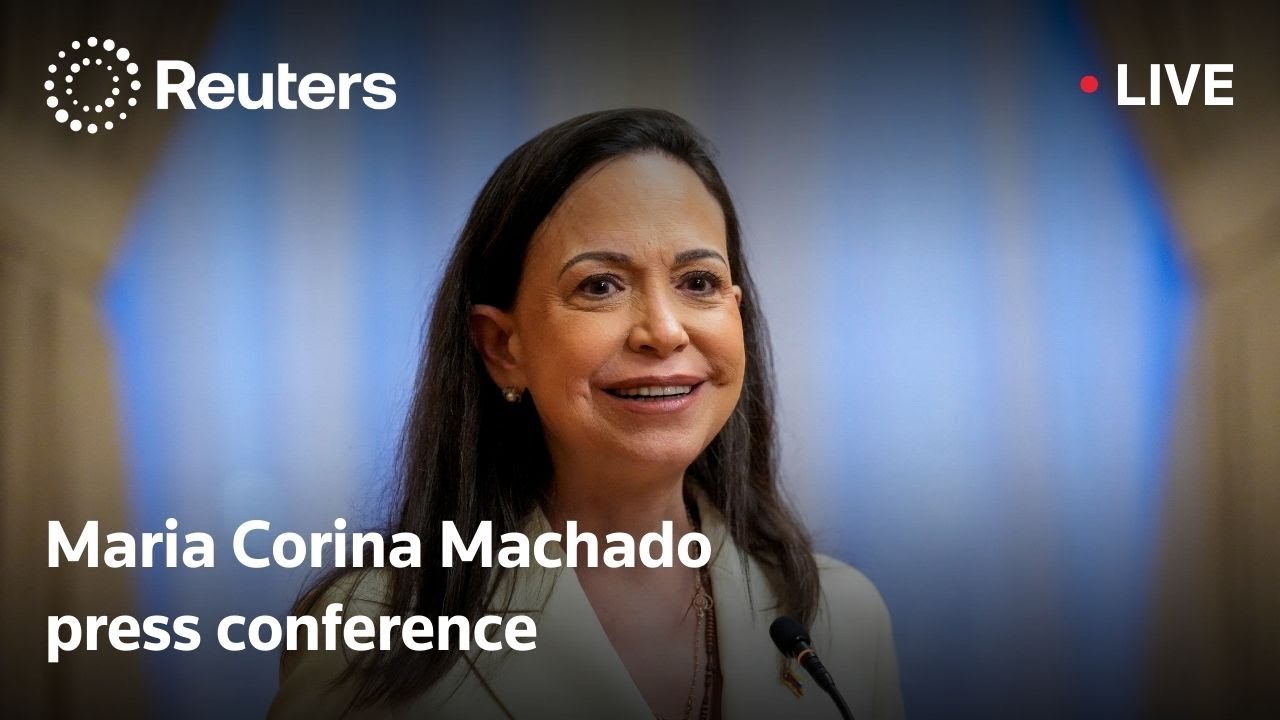 LIVE: Nobel Peace laureate Maria Corina Machado press conference