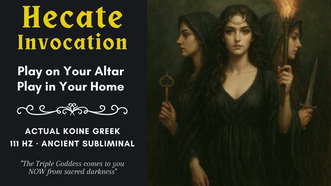 CALL HECATE IN HER OWN TONGUE &mdash; Hecate the Triple Goddess Invocation &mdash; Meditation Music &mdash; Song Chant