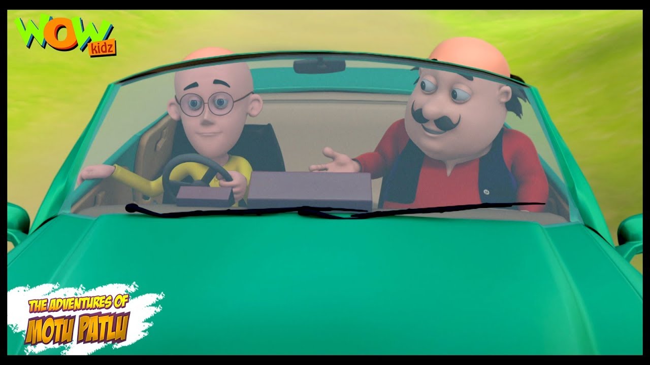 Motu Patlu Cartoons In Hindi |  Animated Series | Motu Patlu ki Car | Wow Kidz