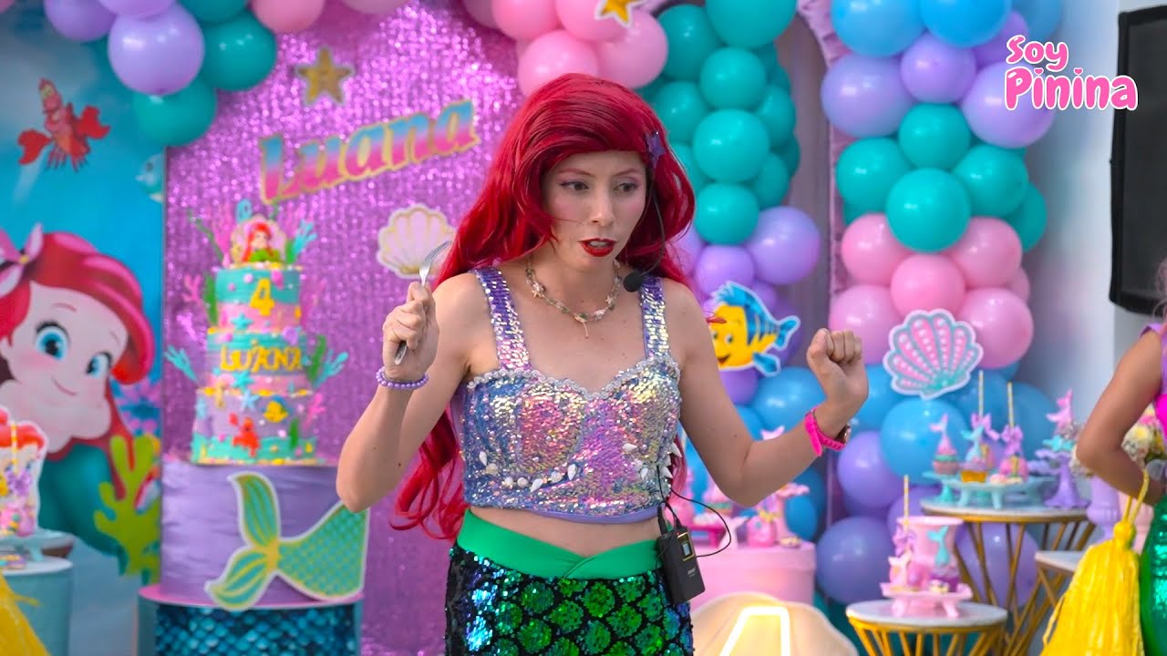 Show La Sirenita Ariel | Parte de tu mundo | Bajo el mar | Princesa  @disneyjrla | Soy Pinina
