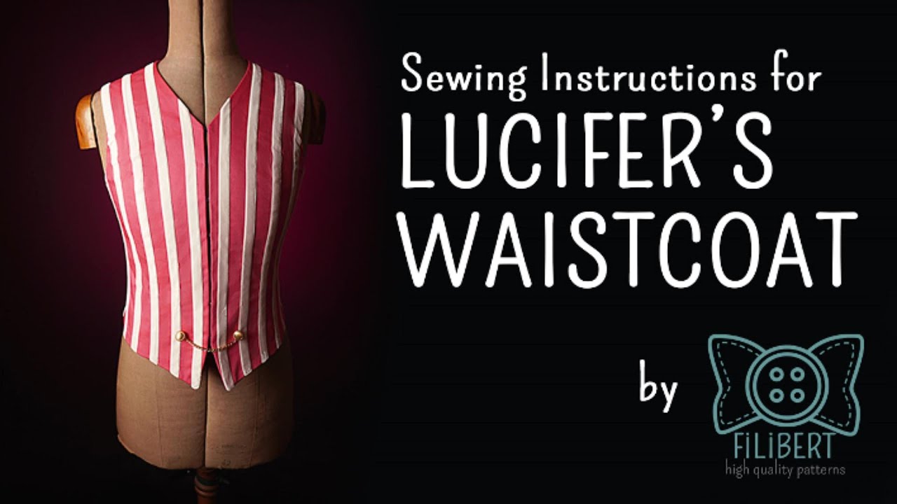 | LUCIFER COSPLAY TUTORIAL | Waistcoat assembly + PATTERN LINK