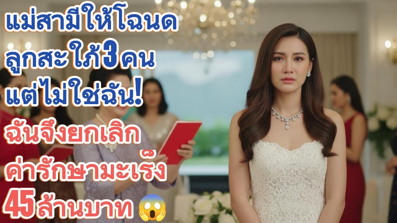 แม่สามีให้โฉนดลูกสะใภ้ 3 คน ยกเว้นฉัน! จึงยกเลิกค่ารักษามะเร็ง 45 ล้านบาททันที 😱