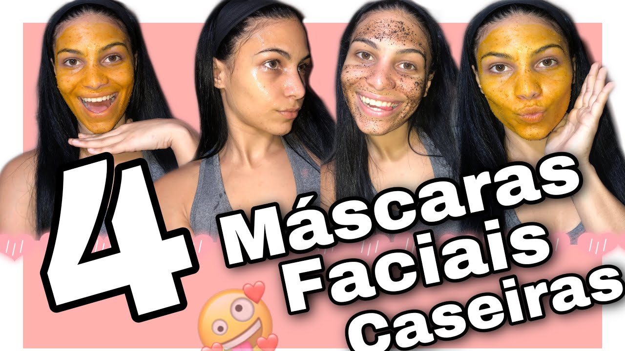 TOP 4   MÁSCARAS CASEIRAS PARA SEREM FEITAS NA QUARENTENA!
