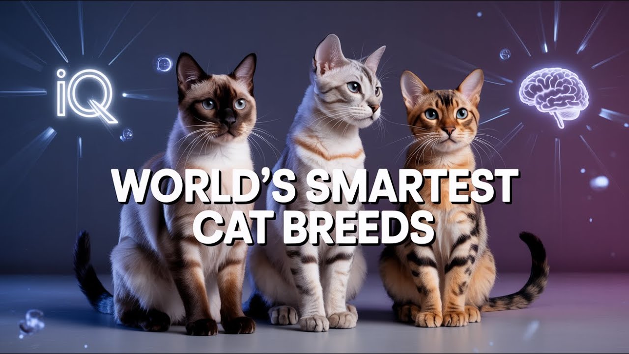 Here are the World's Most Intelligent Cat Breeds