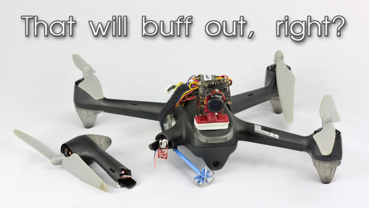 Hubsan H501C -  How NOT to put FPV gear on your Hubsan