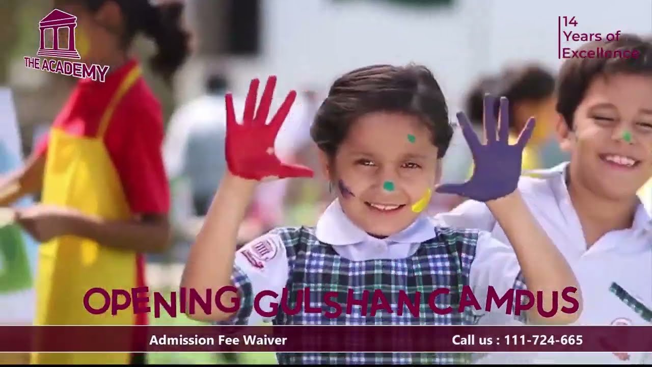 Admissions Open At The Academy Gulshan Campus.
