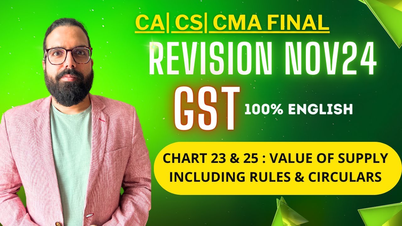 7 Chart 23 & 25 Value Of Supply Including Rules & Circulars