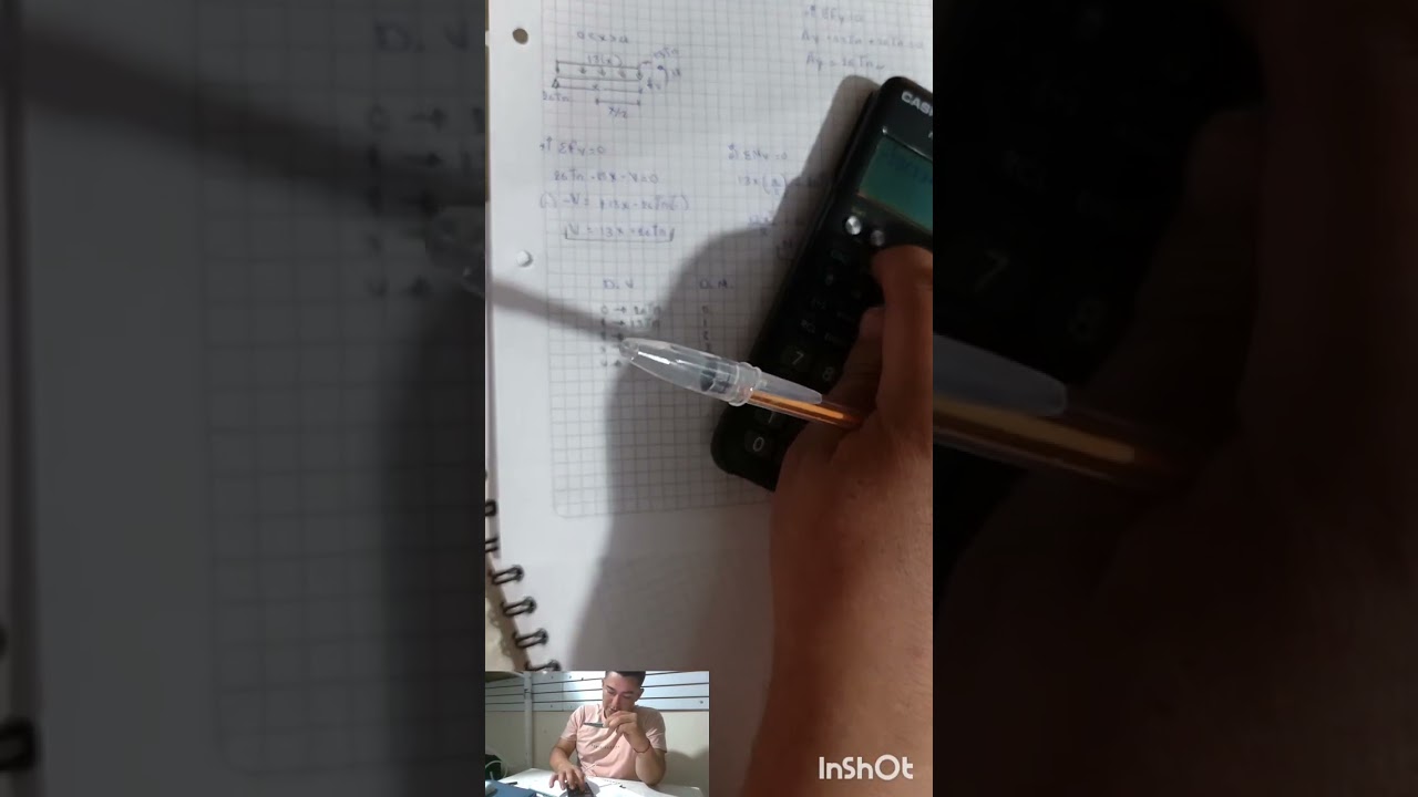CALCULO DE ECUACIONES PARA DIAGRAMA DE MOMENTOS Y CORTANTES