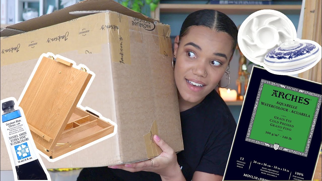 HUGE Online Art Supply Haul + First Impressions · Jackson's Art Supplies