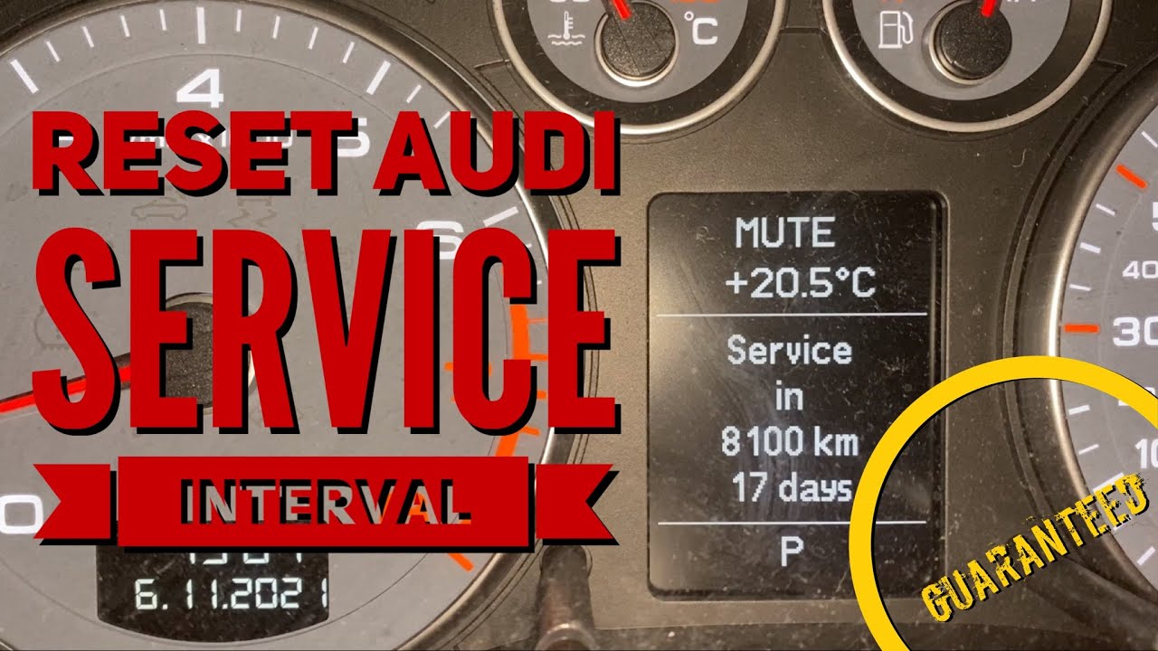 Как сбросить компьютер интервала замены масла в Audi A3 — гарантированно работает — быстро и прос...