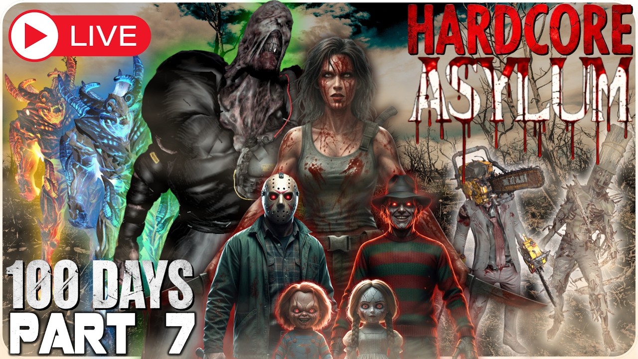 Last week in the burnt! Are we ready for the demon-filled desert?! 100 days in HARDCORE Asylum Mod!