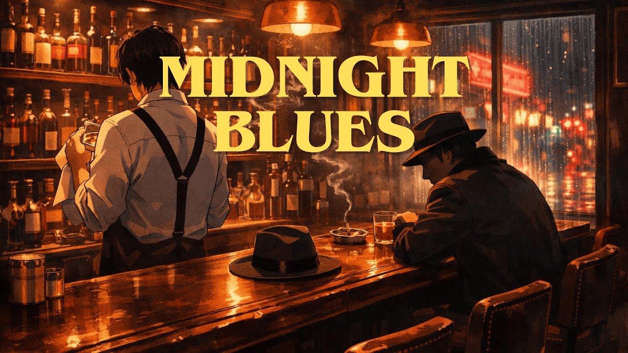Midnight Blues #1 | Noir Lo-fi jazz mix for chill nights, studying or getting lost in your thoughts.