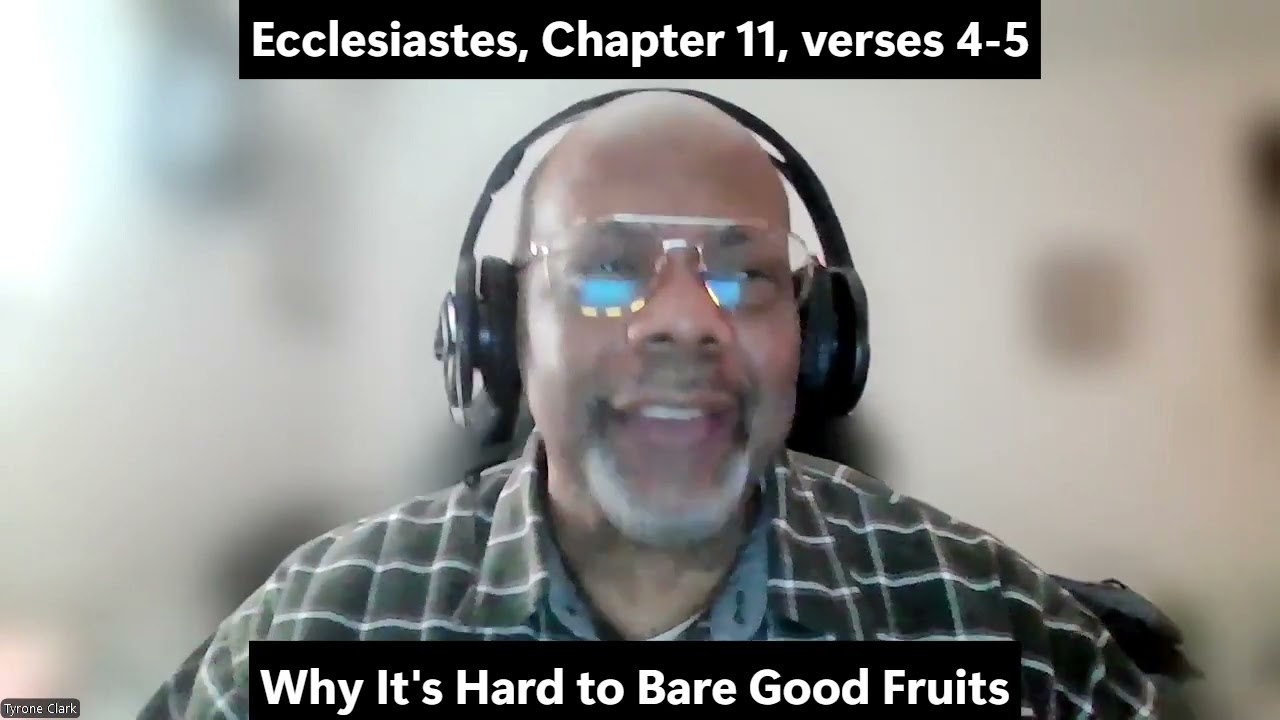 Why It's Hard to Bare Good Fruits