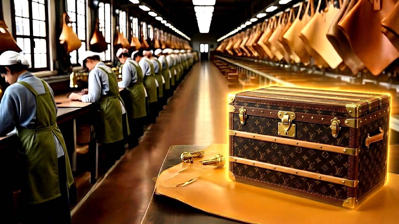 Inside the Louis Vuitton Trunk Factory: Crafting the Iconic Monogram Canvas (Asnières Workshop)