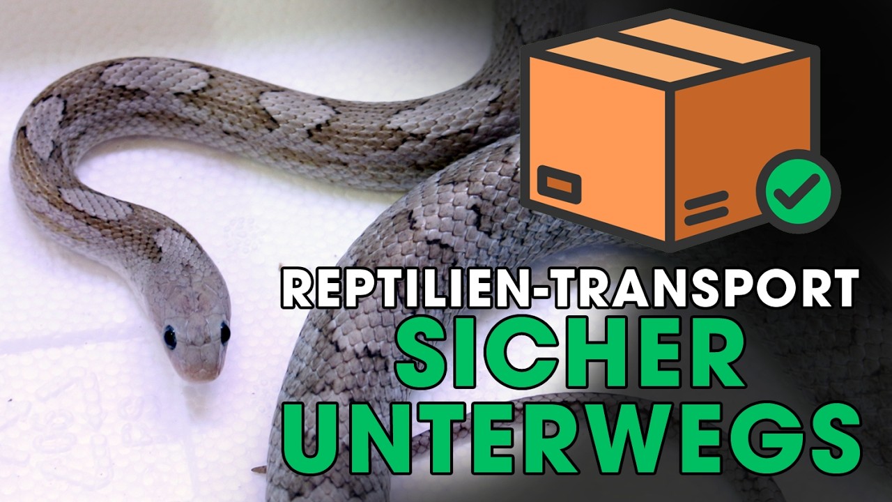 Reptilien RICHTIG transportieren 🐍✈️➡️ Das musst du wissen!