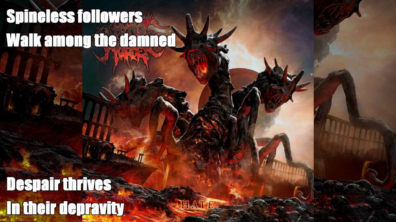 Thy Art is Murder - The Purest Strain of Hate (lyrics)