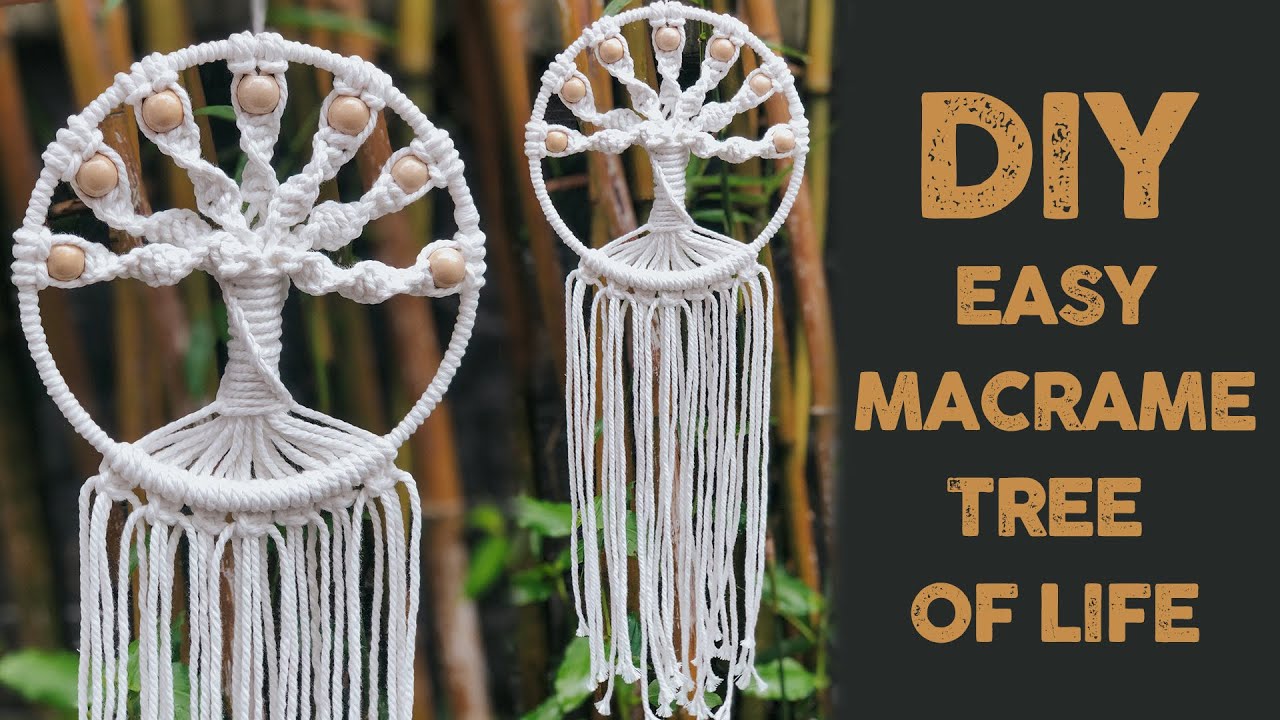 DIY MACRAME TUTORIAL | HOW TO MAKE MACRAME TREE OF LIFE