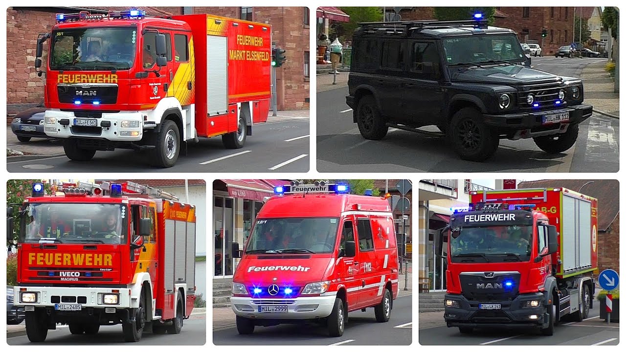 [INEOS GRENADIER im FEUERWEHRDIENST 🚒🔥] ● EINSATZFAHRTEN FW Elsenfeld + ABC-Zug LK Miltenberg ⚠️🚨
