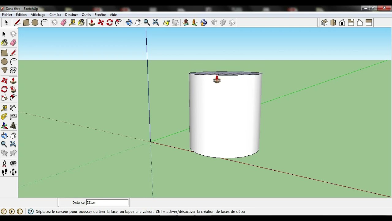 Cylindre avec sketchup8