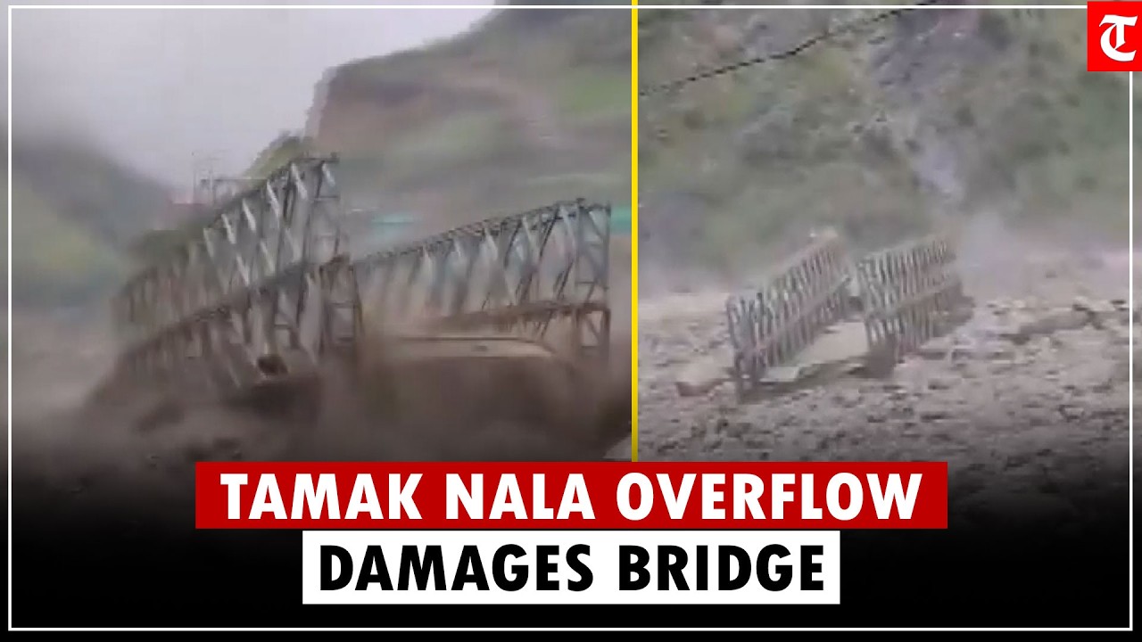 Chamoli Tamak Nala Overflow Damages Bridge, Traffic Beyond Malari Disrupted