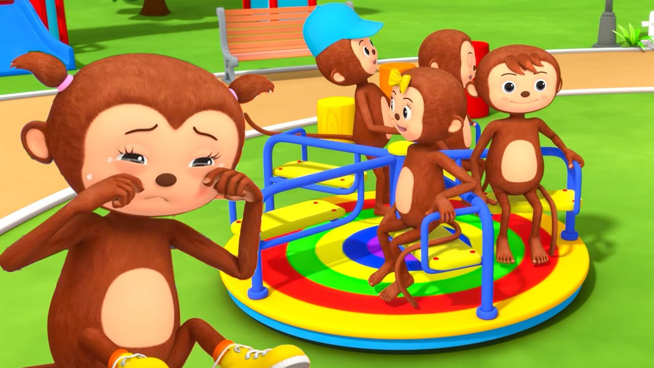 Cinq petits singes | Comptines et Chansons pour B&eacute;b&eacute;s | Little Baby Bum en Fran&ccedil;ais