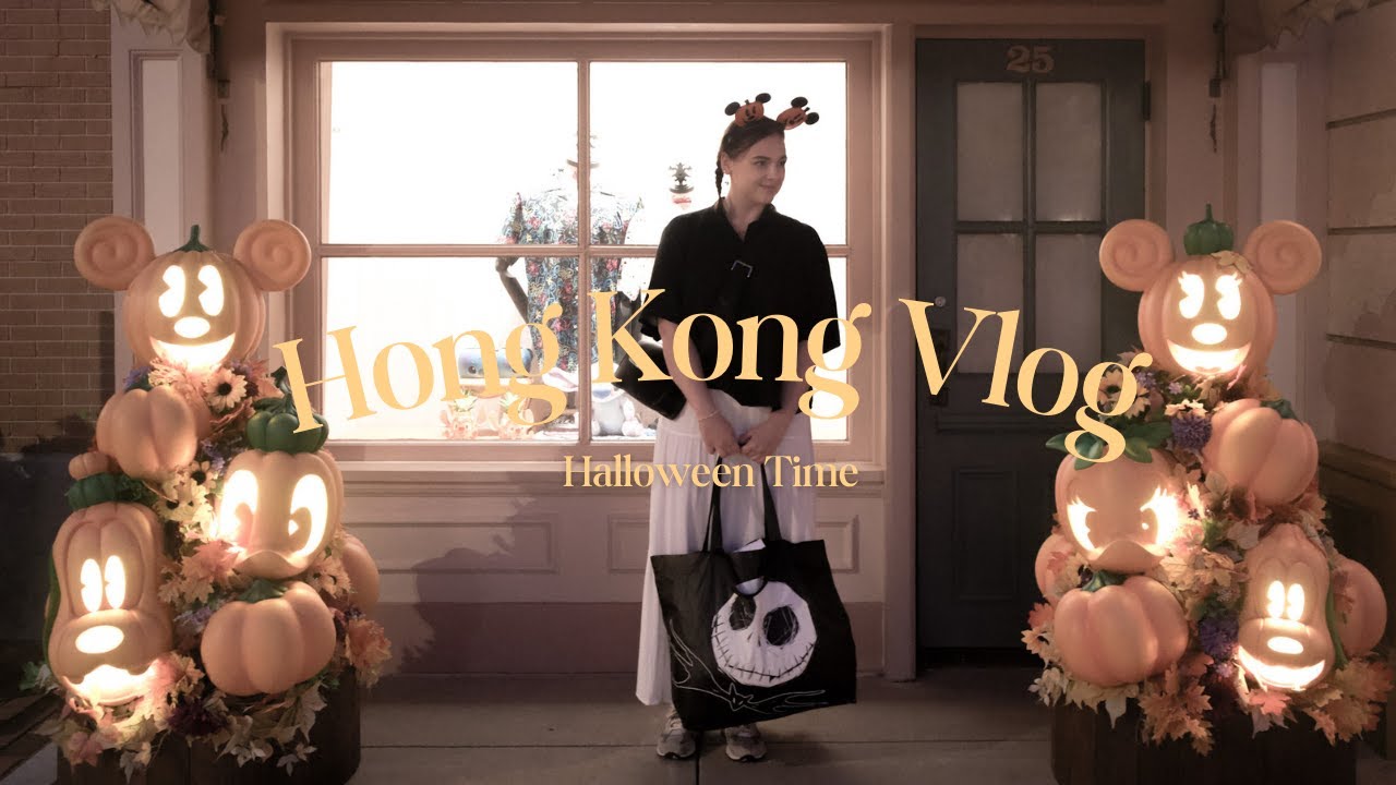 Hong Kong Vlog | 🎃Spooky Halloween Times👻 | Page148 Hotel, PMQ, K11 Musea, Disneyland | Daily Travel