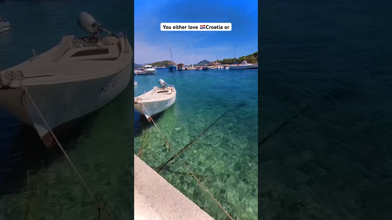 The Adriatic Sea and Croatia 🇭🇷 | Most beautiful countries in Europe | Places to visit | #croatia