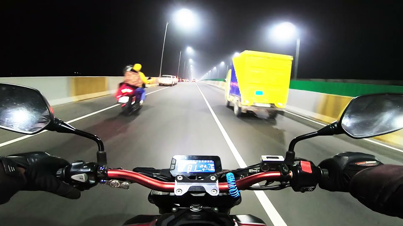 Honda CB150R Exmotion ||THAI| /Streetstar| Night Ride with MT15| From Mawa Ghat| GoPro