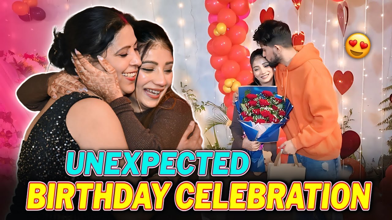 UNEXPECTED BIRTHDAY CELEBRATION FOR KHUSHI 😳
