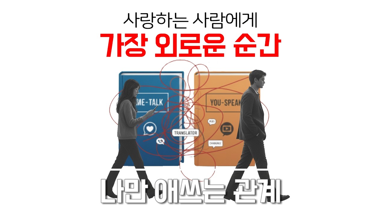 나만 애쓰는 관계｜ 사랑하는 사람에게 가장 외로운 순간